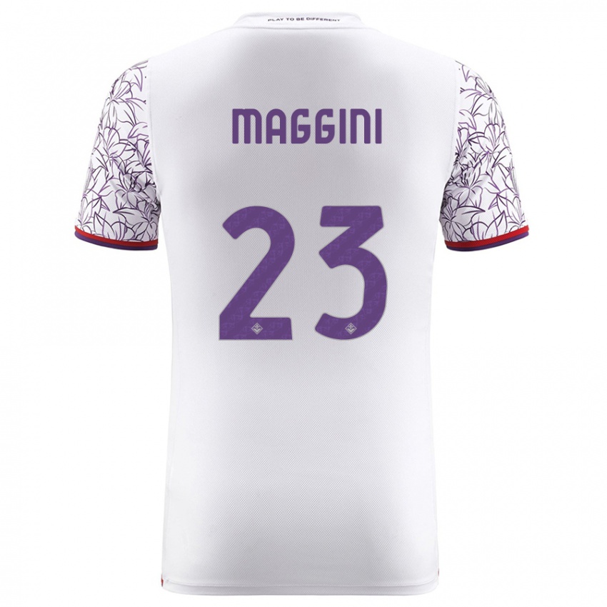 Mujer Camiseta Filippo Maggini #23 Blanco 2ª Equipación 2023/24 La Camisa México