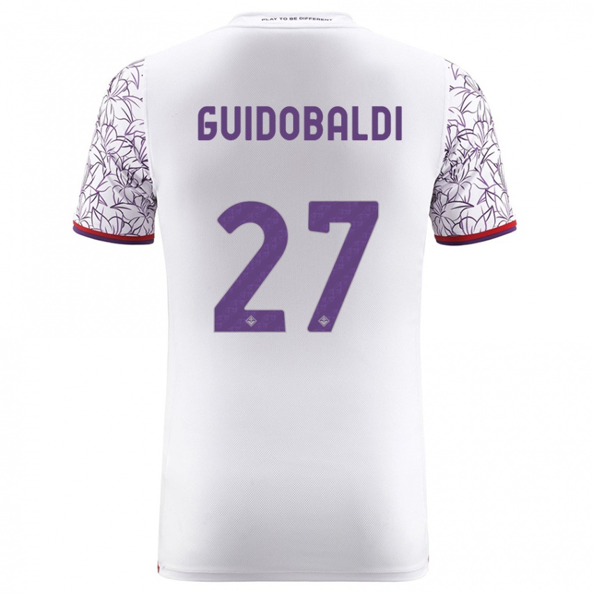 Mujer Camiseta Filippo Guidobaldi #27 Blanco 2ª Equipación 2023/24 La Camisa México