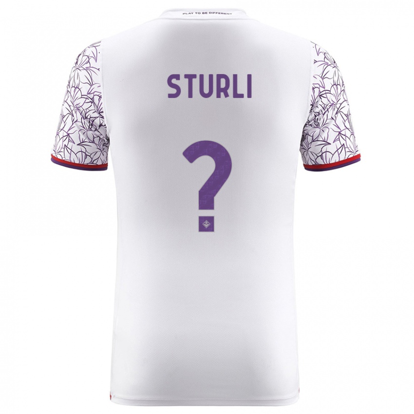 Mujer Camiseta Edoardo Sturli #0 Blanco 2ª Equipación 2023/24 La Camisa México