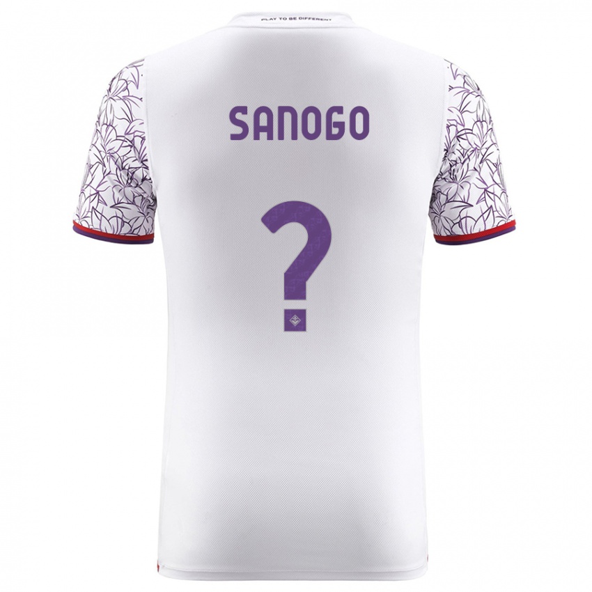 Mujer Camiseta Bassidy Sanogo #0 Blanco 2ª Equipación 2023/24 La Camisa México