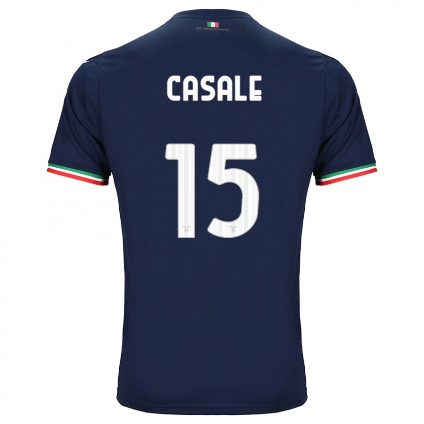 Mujer Camiseta Nicolò Casale #15 Armada 2ª Equipación 2023/24 La Camisa México