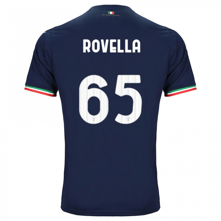 Mujer Camiseta Nicolo Rovella #65 Armada 2ª Equipación 2023/24 La Camisa México