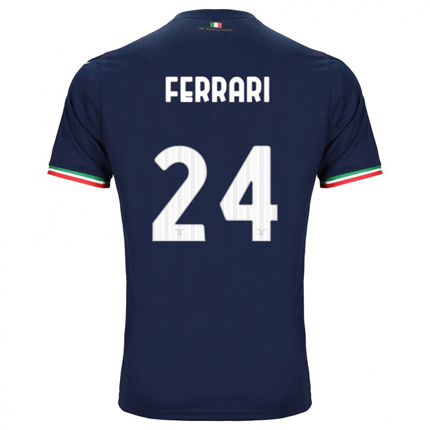 Mujer Camiseta Lorenzo Ferrari #24 Armada 2ª Equipación 2023/24 La Camisa México