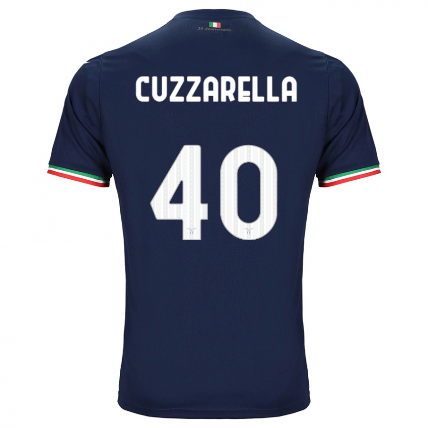 Mujer Camiseta Cristian Cuzzarella #40 Armada 2ª Equipación 2023/24 La Camisa México