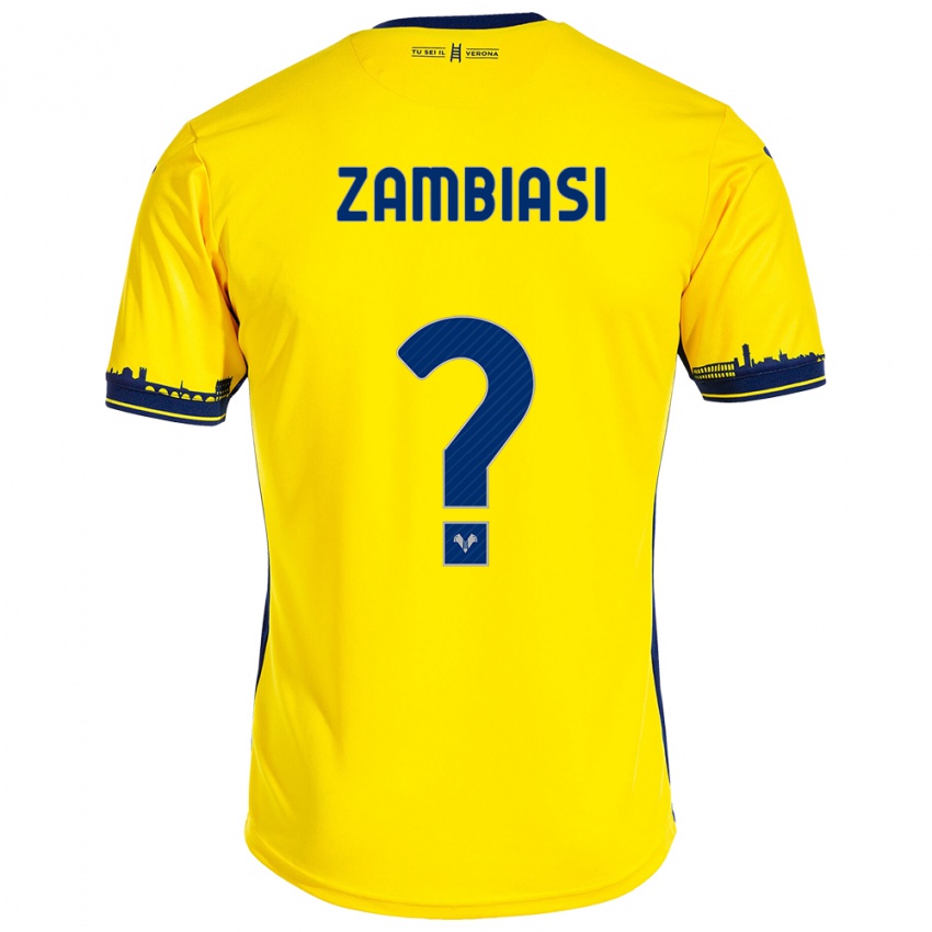 Mujer Camiseta Yonas Zambiasi #0 Amarillo 2ª Equipación 2023/24 La Camisa México