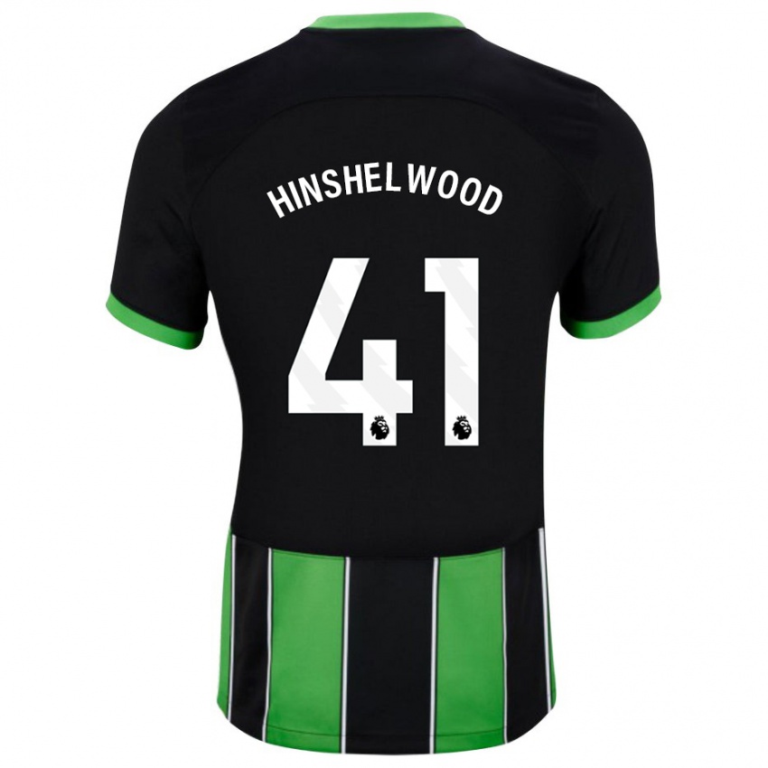 Mujer Camiseta Jack Hinshelwood #41 Verde Negro 2ª Equipación 2023/24 La Camisa México