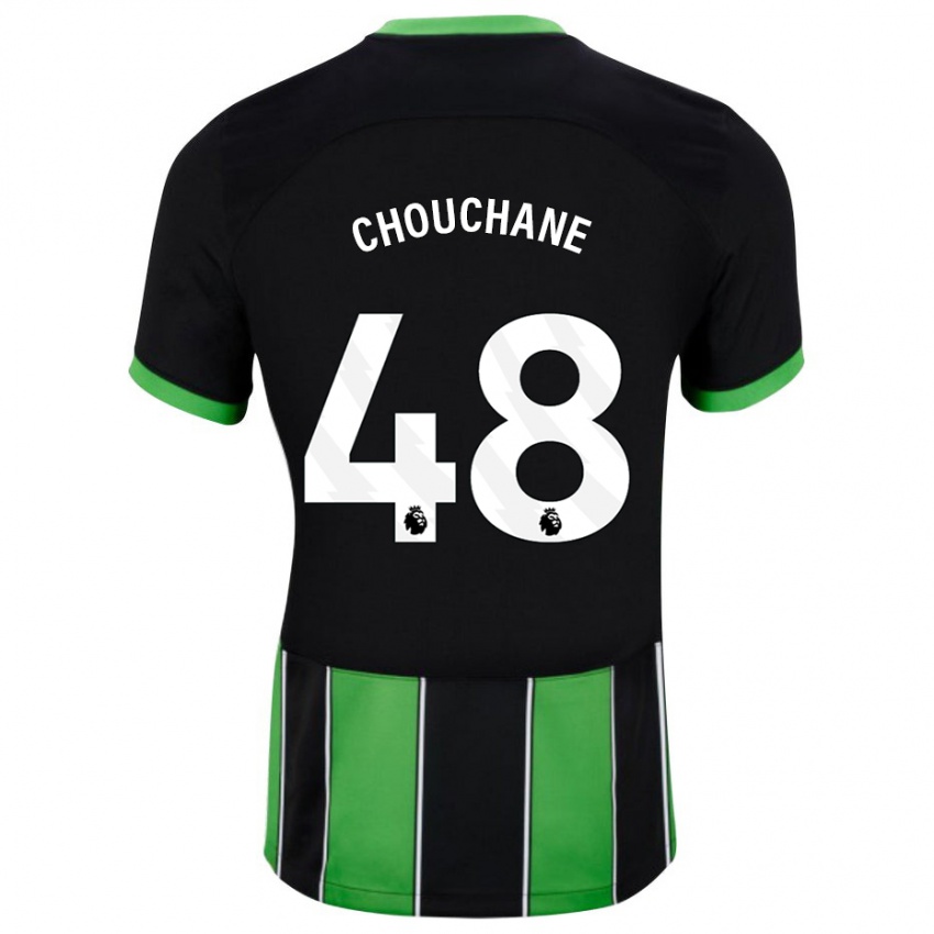 Mujer Camiseta Samy Chouchane #48 Verde Negro 2ª Equipación 2023/24 La Camisa México