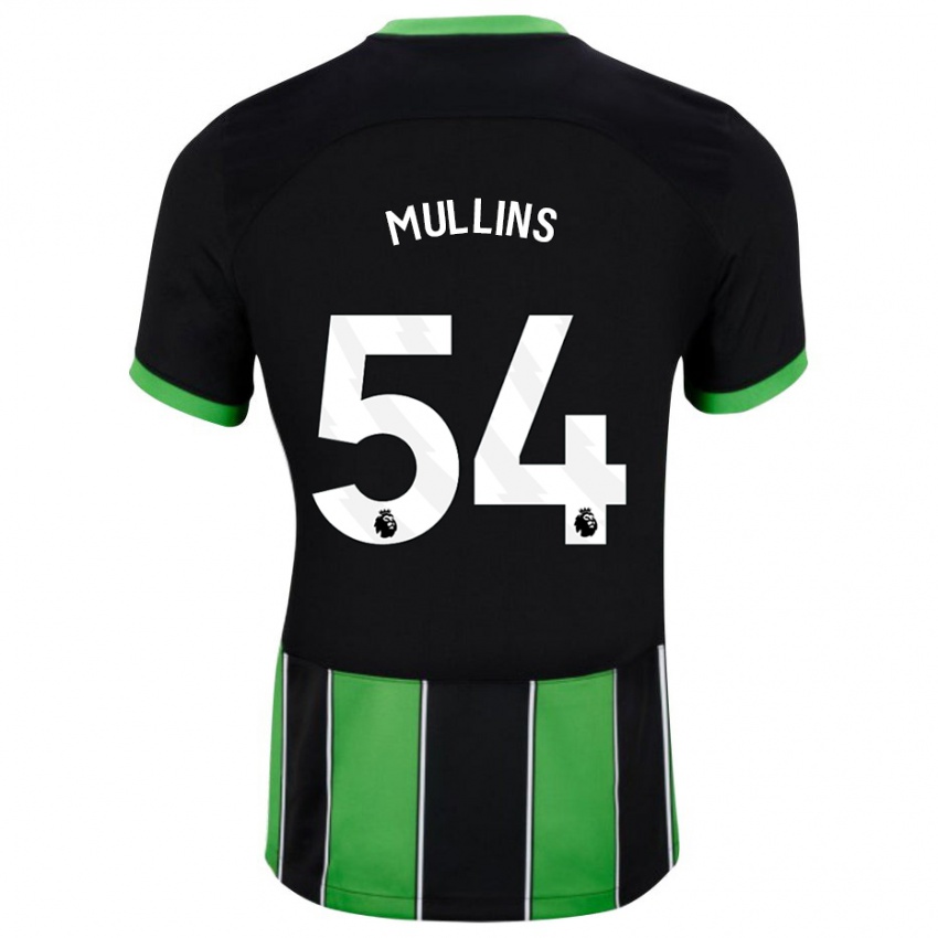 Mujer Camiseta Jamie Mullins #54 Verde Negro 2ª Equipación 2023/24 La Camisa México