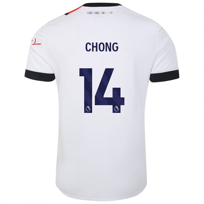 Mujer Camiseta Tahith Chong #14 Blanco 2ª Equipación 2023/24 La Camisa México