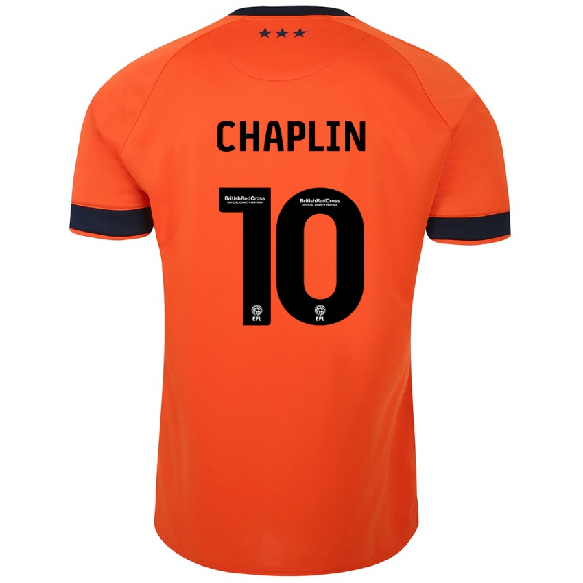 Mujer Camiseta Conor Chaplin #10 Naranja 2ª Equipación 2023/24 La Camisa México