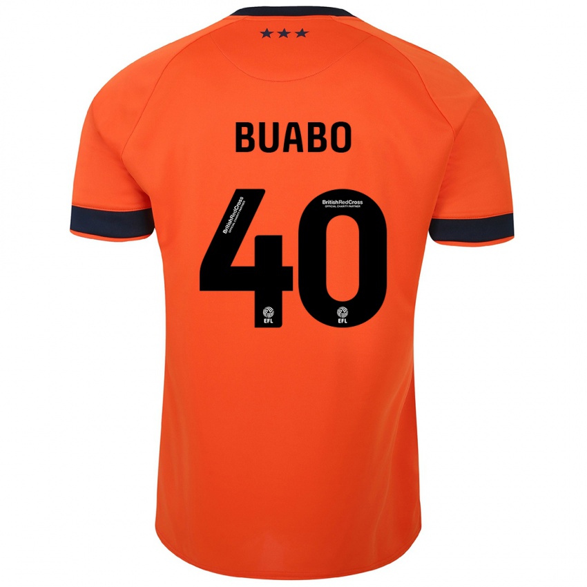 Mujer Camiseta Gerard Buabo #40 Naranja 2ª Equipación 2023/24 La Camisa México