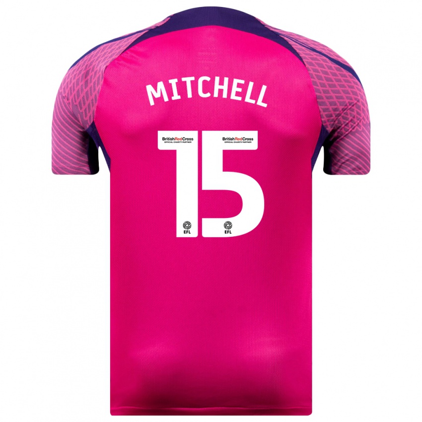 Mujer Camiseta Cuba Mitchell #15 Morado 2ª Equipación 2023/24 La Camisa México