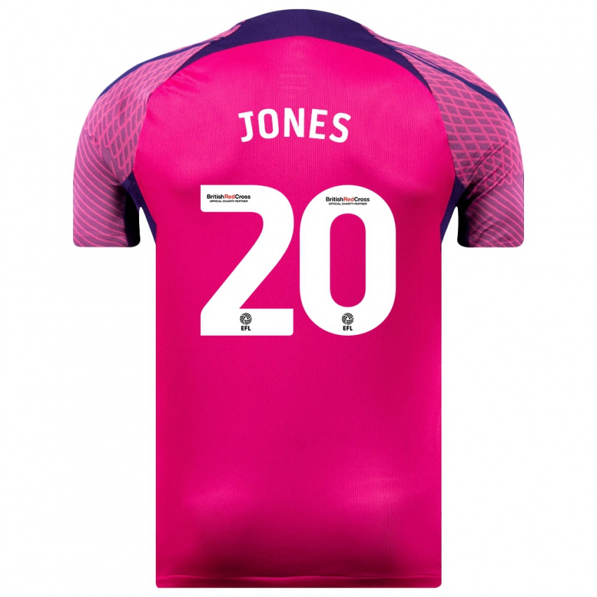 Mujer Camiseta Ellen Jones #20 Morado 2ª Equipación 2023/24 La Camisa México