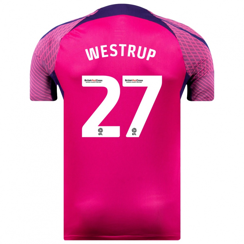 Mujer Camiseta Brianna Westrup #27 Morado 2ª Equipación 2023/24 La Camisa México
