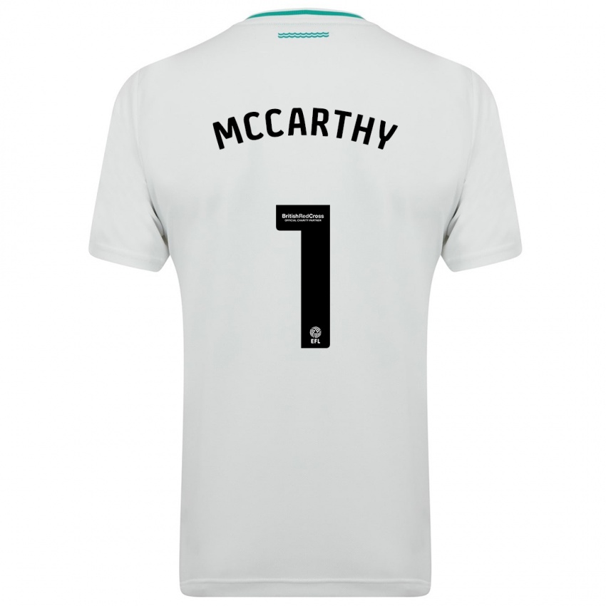 Mujer Camiseta Alex Mccarthy #1 Blanco 2ª Equipación 2023/24 La Camisa México