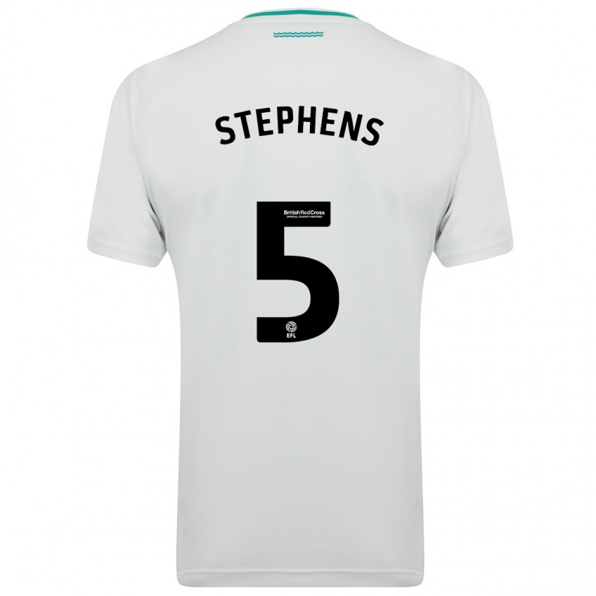 Mujer Camiseta Jack Stephens #5 Blanco 2ª Equipación 2023/24 La Camisa México