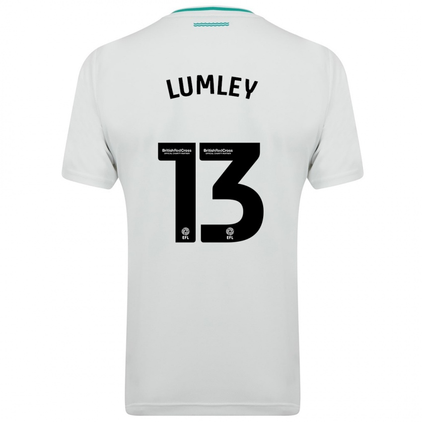 Mujer Camiseta Joe Lumley #13 Blanco 2ª Equipación 2023/24 La Camisa México