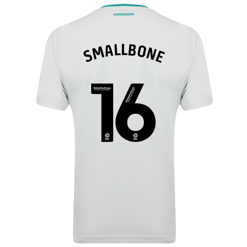 Mujer Camiseta Will Smallbone #16 Blanco 2ª Equipación 2023/24 La Camisa México