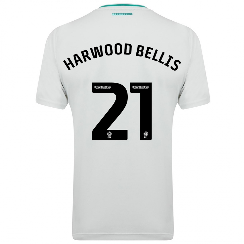 Mujer Camiseta Taylor Harwood-Bellis #21 Blanco 2ª Equipación 2023/24 La Camisa México