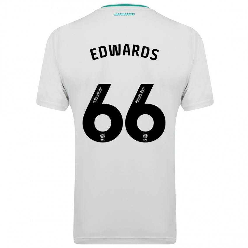 Mujer Camiseta Diamond Edwards #66 Blanco 2ª Equipación 2023/24 La Camisa México