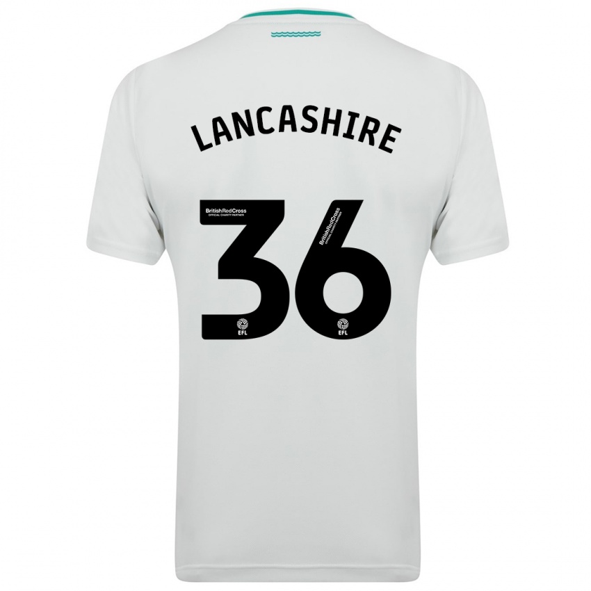 Mujer Camiseta Olly Lancashire #36 Blanco 2ª Equipación 2023/24 La Camisa México