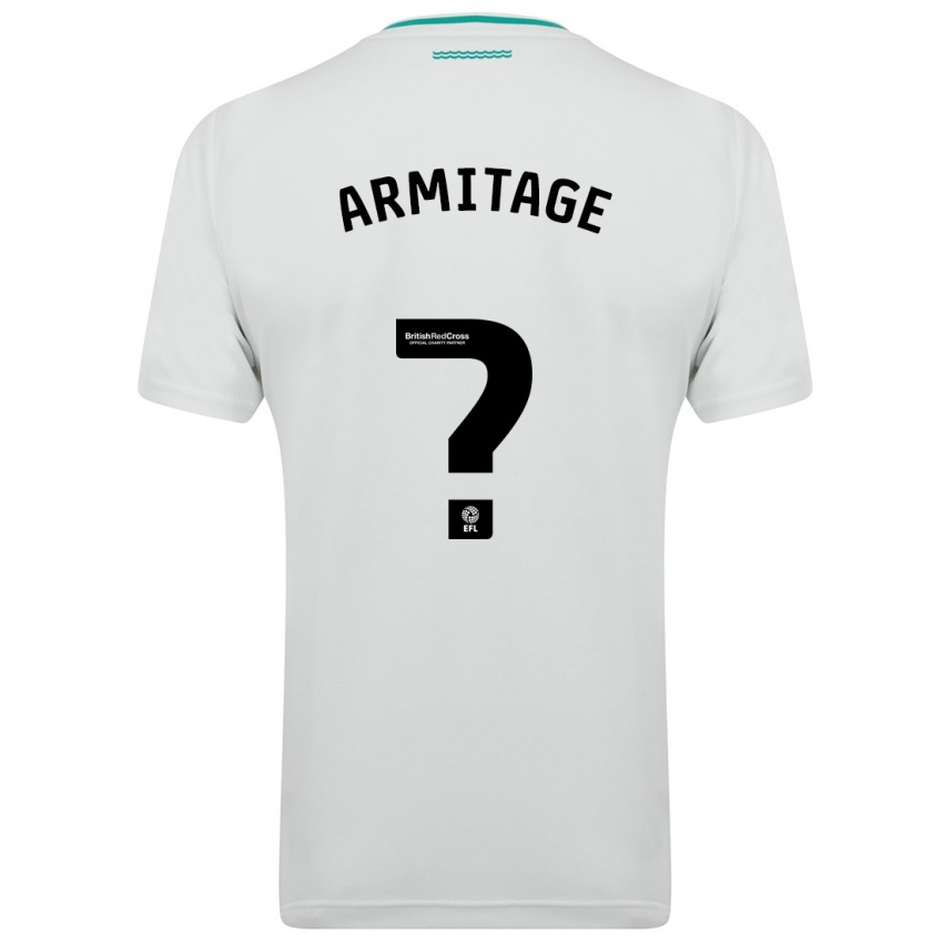 Mujer Camiseta Will Armitage #0 Blanco 2ª Equipación 2023/24 La Camisa México