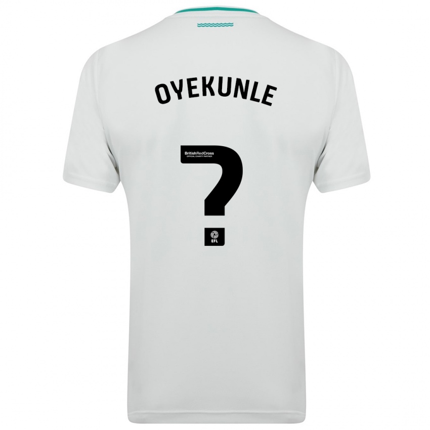 Mujer Camiseta Nicholas Oyekunle #0 Blanco 2ª Equipación 2023/24 La Camisa México