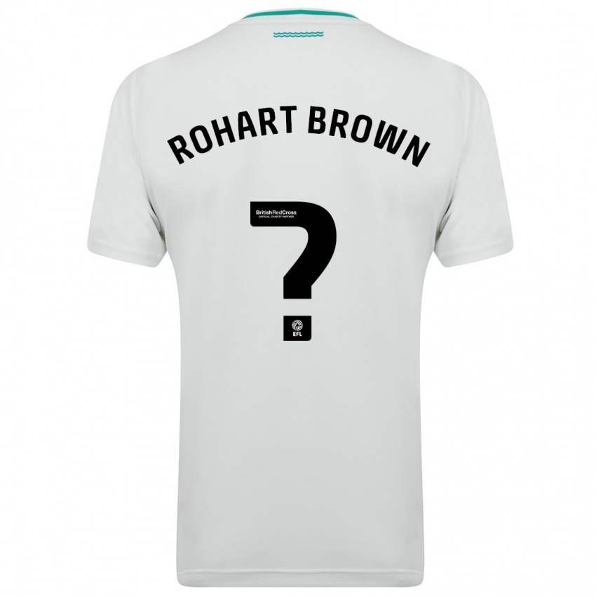 Mujer Camiseta Thierry Rohart-Brown #0 Blanco 2ª Equipación 2023/24 La Camisa México