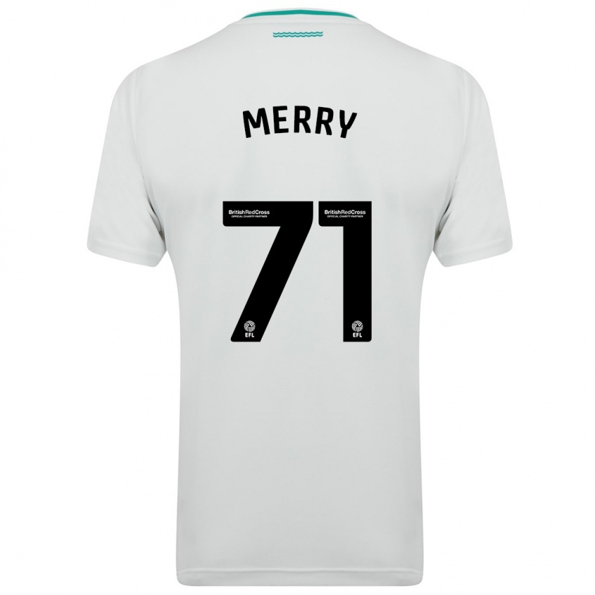 Mujer Camiseta Will Merry #71 Blanco 2ª Equipación 2023/24 La Camisa México