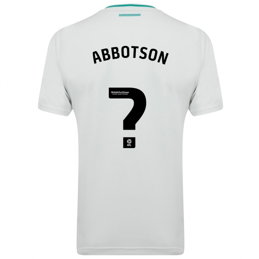 Mujer Camiseta Oscar Abbotson #0 Blanco 2ª Equipación 2023/24 La Camisa México