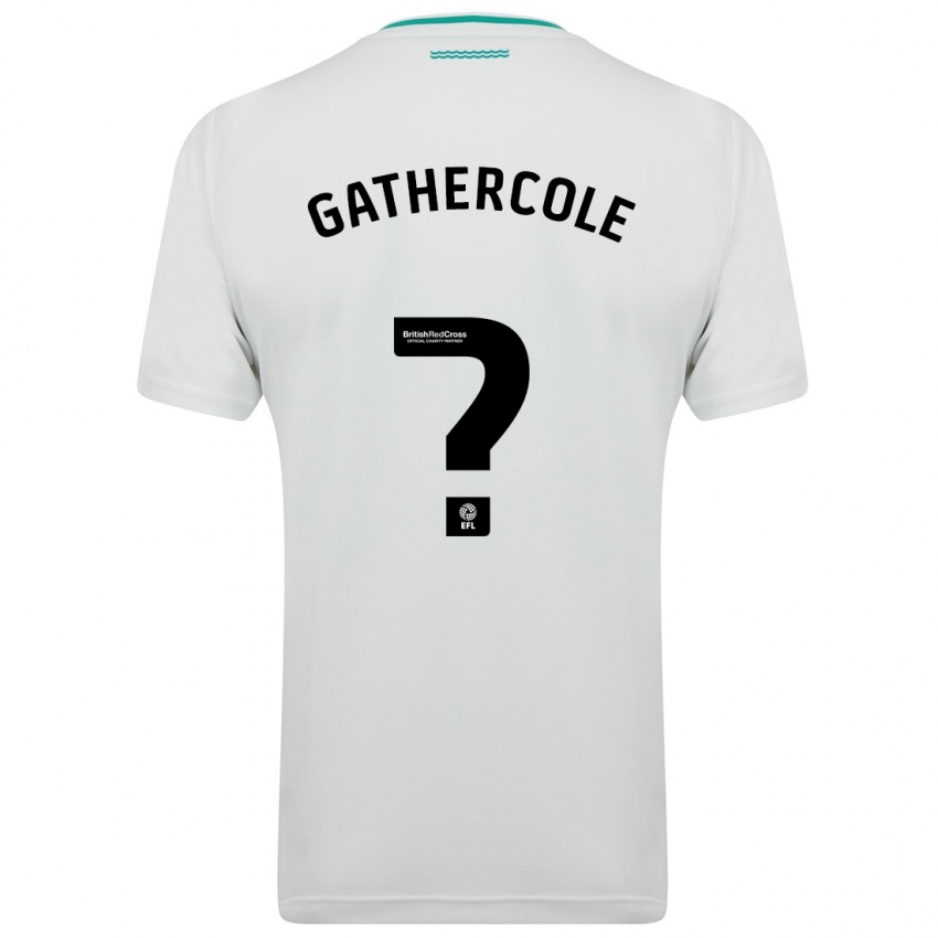 Mujer Camiseta Harry Gathercole #0 Blanco 2ª Equipación 2023/24 La Camisa México