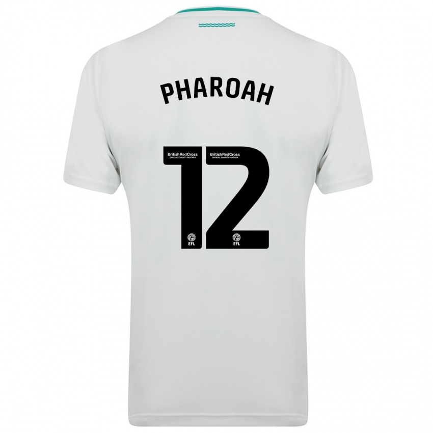 Mujer Camiseta Sophia Pharoah #12 Blanco 2ª Equipación 2023/24 La Camisa México