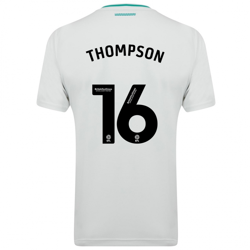 Mujer Camiseta Emma Thompson #16 Blanco 2ª Equipación 2023/24 La Camisa México