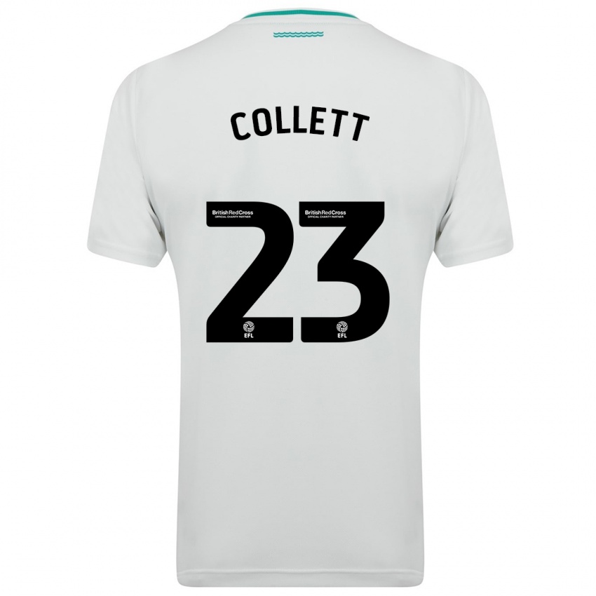 Mujer Camiseta Megan Collett #23 Blanco 2ª Equipación 2023/24 La Camisa México