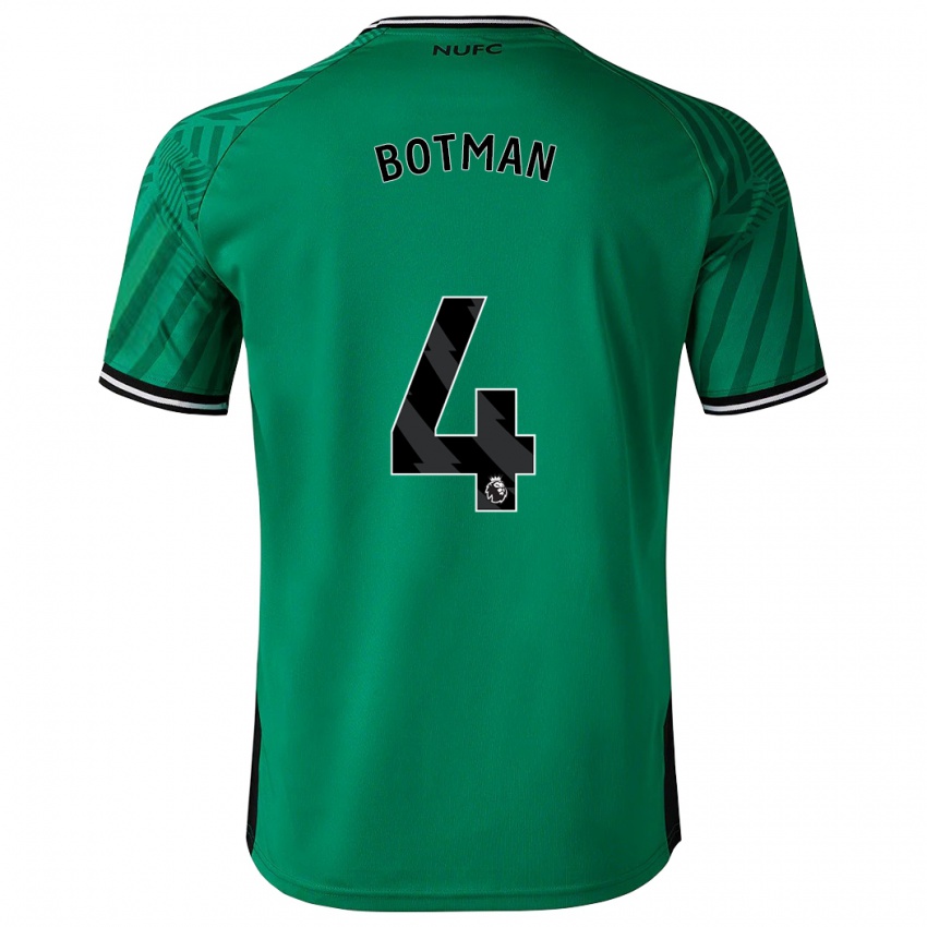 Mujer Camiseta Sven Botman #4 Verde 2ª Equipación 2023/24 La Camisa México