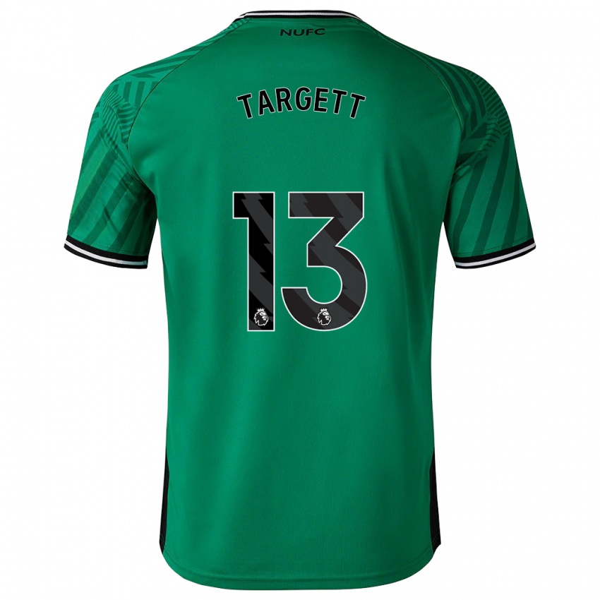 Mujer Camiseta Matt Targett #13 Verde 2ª Equipación 2023/24 La Camisa México
