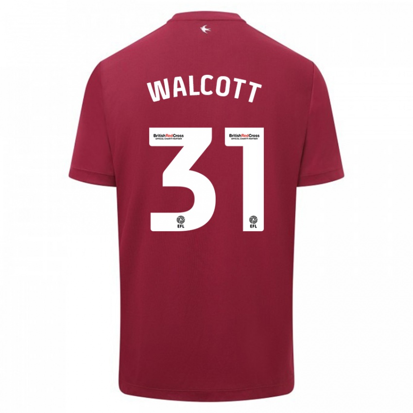 Mujer Camiseta Malachi Fagan Walcott #31 Rojo 2ª Equipación 2023/24 La Camisa México