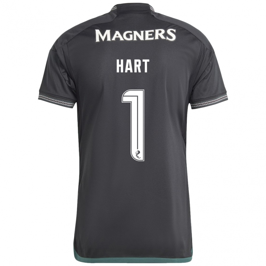 Mujer Camiseta Joe Hart #1 Negro 2ª Equipación 2023/24 La Camisa México