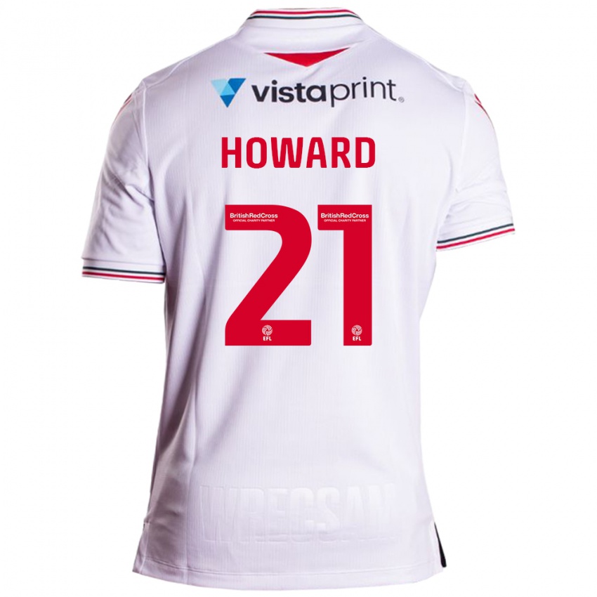 Mujer Camiseta Mark Howard #21 Blanco 2ª Equipación 2023/24 La Camisa México