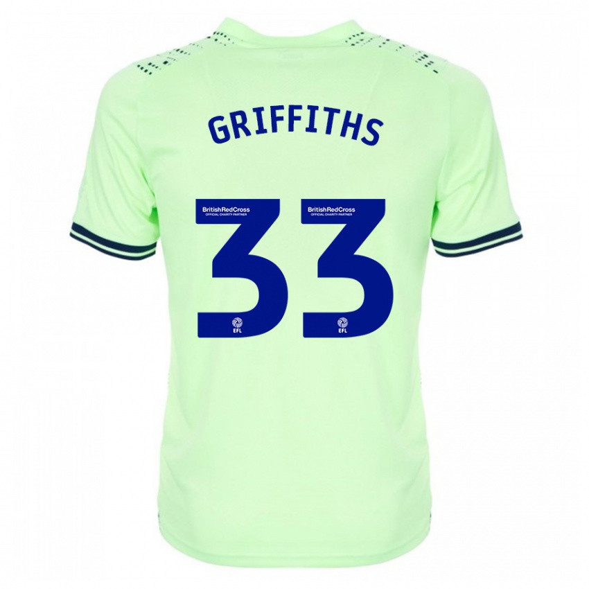 Mujer Camiseta Josh Griffiths #33 Armada 2ª Equipación 2023/24 La Camisa México