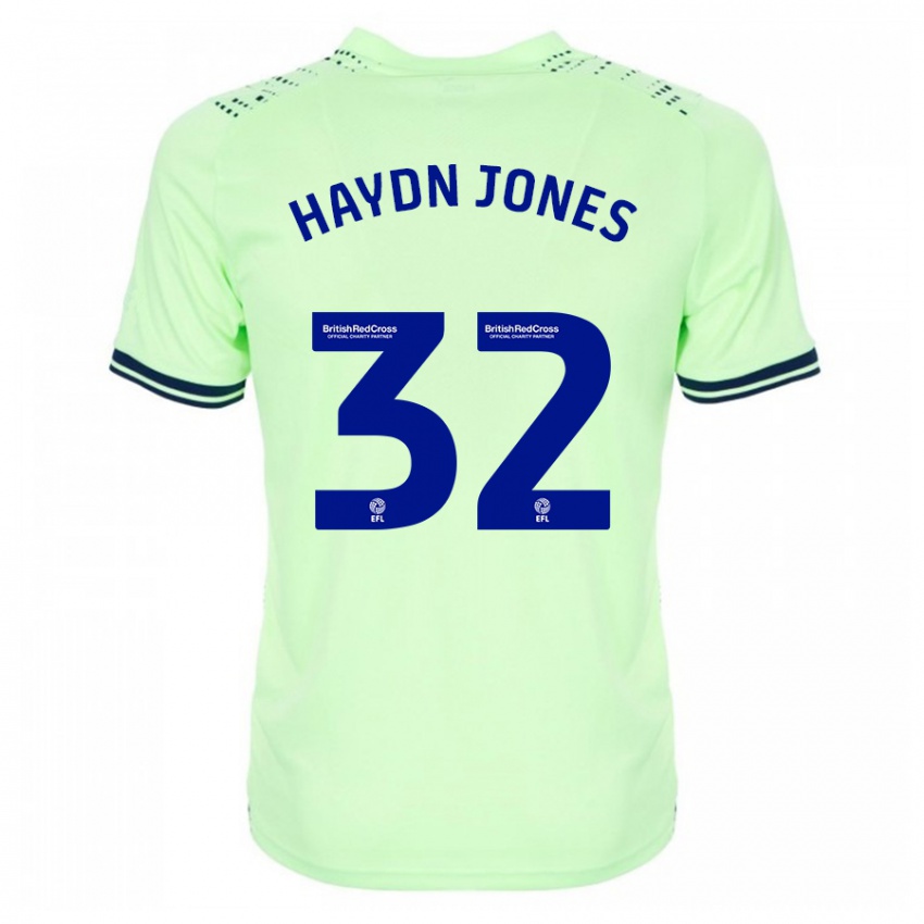 Mujer Camiseta Mackenzie Haydn-Jones #32 Armada 2ª Equipación 2023/24 La Camisa México