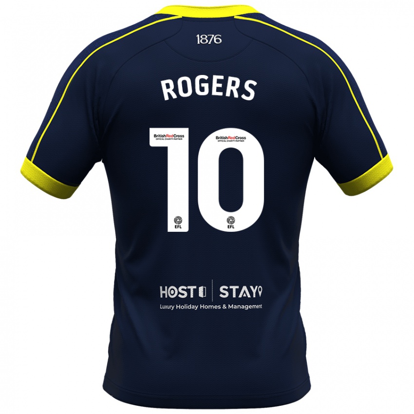 Mujer Camiseta Morgan Rogers #10 Armada 2ª Equipación 2023/24 La Camisa México