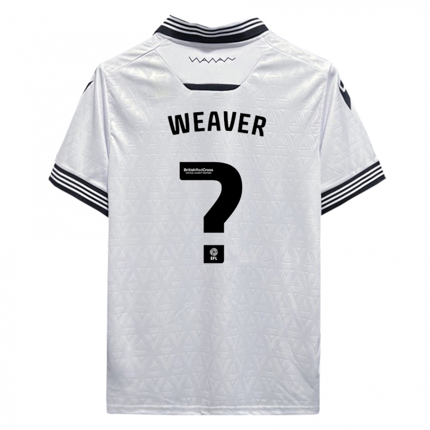 Mujer Camiseta Ernie Weaver #0 Blanco 2ª Equipación 2023/24 La Camisa México