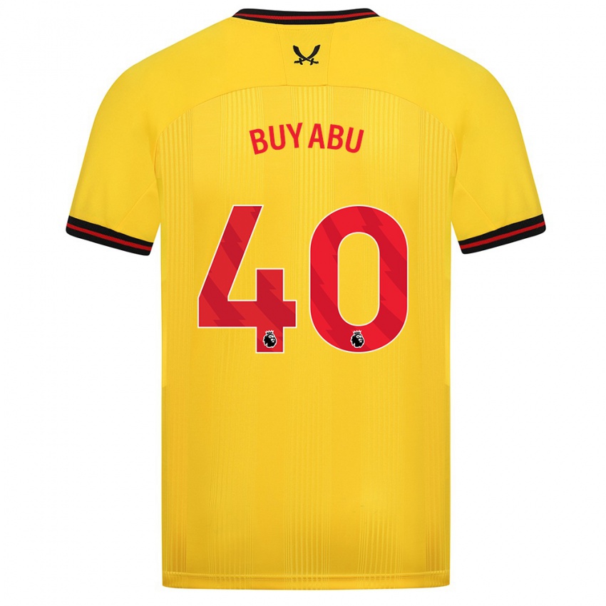 Mujer Camiseta Jili Buyabu #40 Amarillo 2ª Equipación 2023/24 La Camisa México