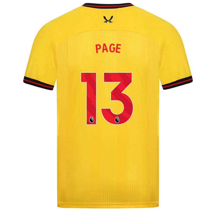 Mujer Camiseta Olivia Jane Page #13 Amarillo 2ª Equipación 2023/24 La Camisa México