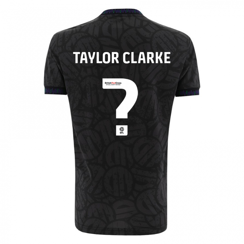 Mujer Camiseta Omar Taylor-Clarke #0 Negro 2ª Equipación 2023/24 La Camisa México