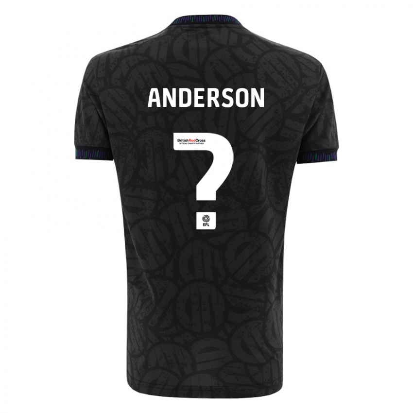 Mujer Camiseta Taine Anderson #0 Negro 2ª Equipación 2023/24 La Camisa México