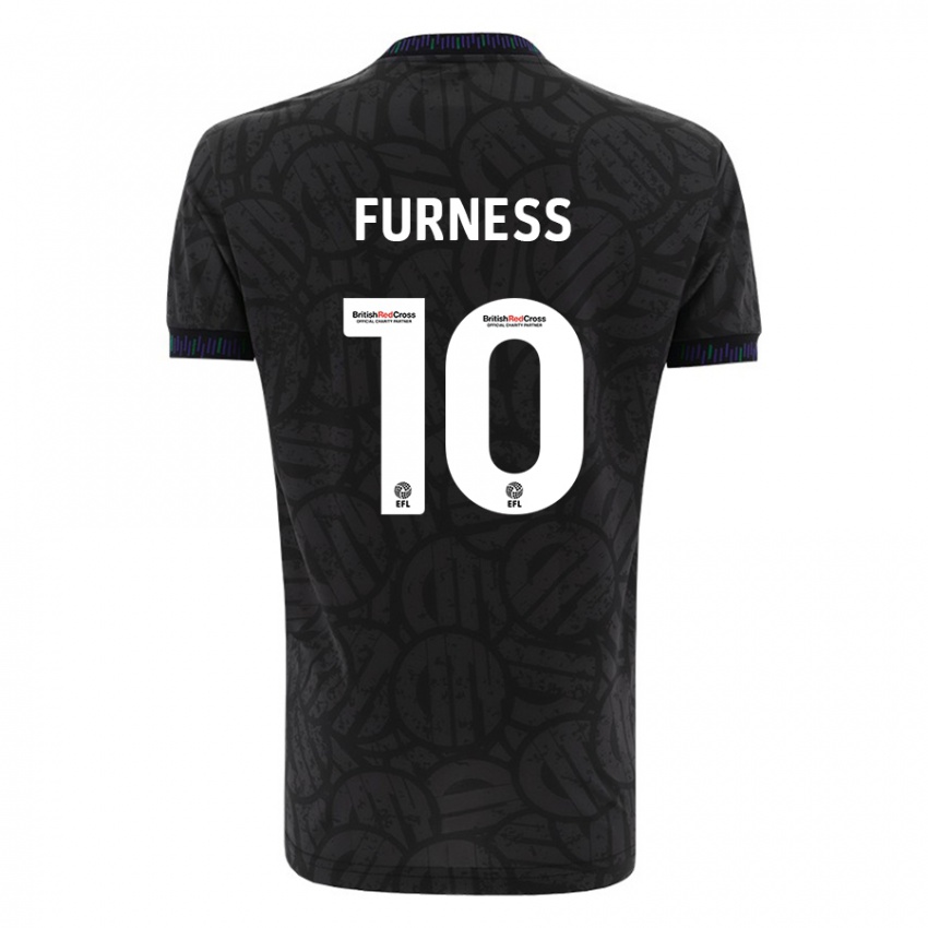 Mujer Camiseta Rachel Furness #10 Negro 2ª Equipación 2023/24 La Camisa México