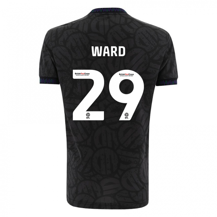 Mujer Camiseta Mari Ward #29 Negro 2ª Equipación 2023/24 La Camisa México