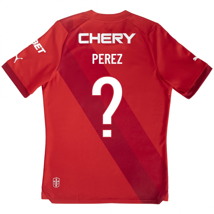 Mujer Camiseta Ignacio Pérez #0 Rojo 2ª Equipación 2023/24 La Camisa México